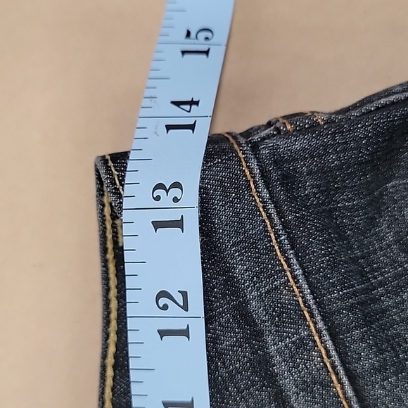 David Kahn, Size 4 "Lauren" Boot Cut, Mid Rise Jeans, Midnight Blue-Black Color - Picture 5 of 12